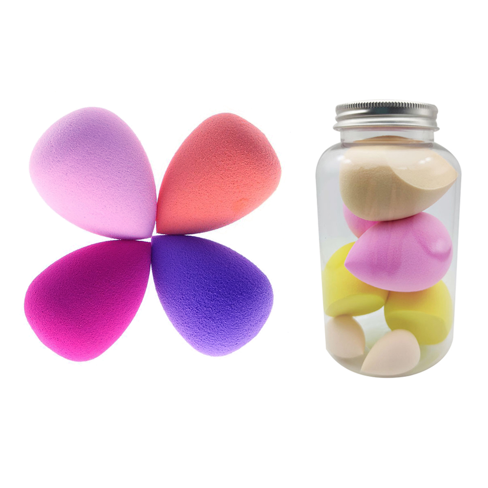 4 Pcs 6 Pieces Latex Free Super Soft Custom Multi-color Eco-Friendly Makeup Sponge Blender Set