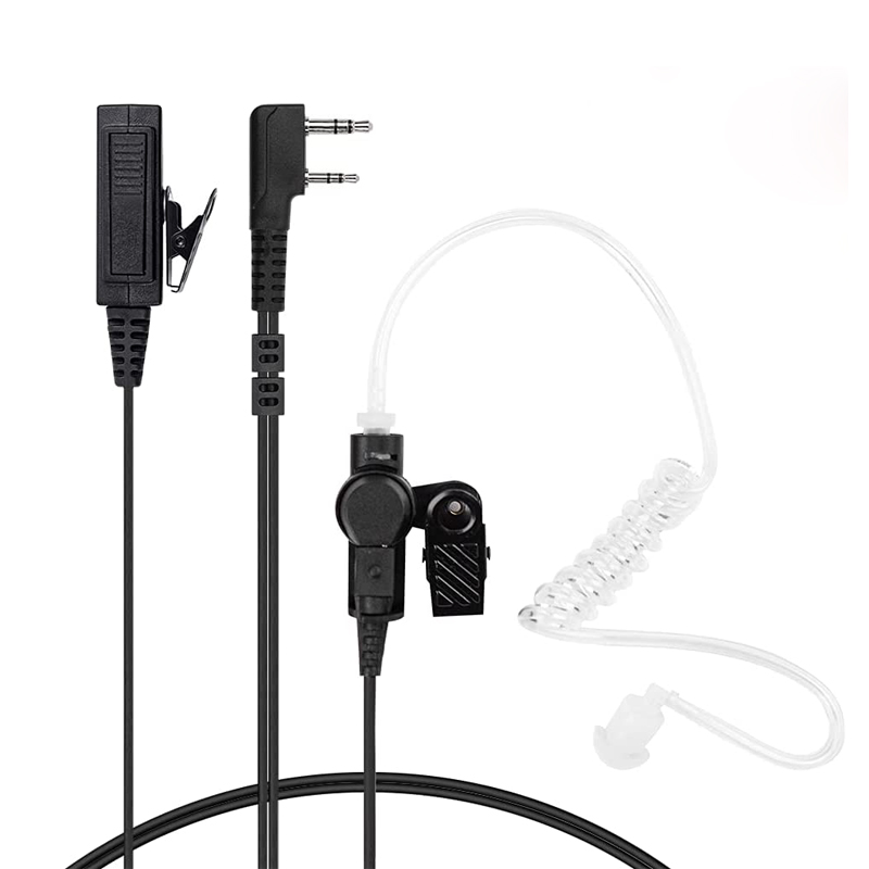 High-qualit2 Pin PTT MIC гарнитура Тайное Акустическая трубка In-ear наушник для Kenwood TYT Baofeng UV-5R BF-888S CB радио аксессуары