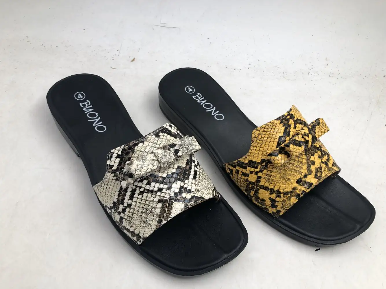 summer slides slippery square toe flat sandals women sandals