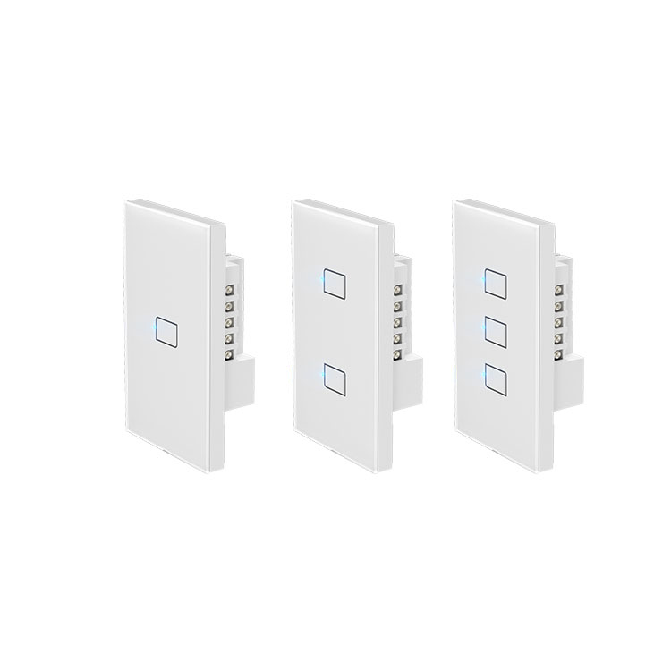 BroadLink Smart Light Remote Control Switch TC3 US 1 2 3 Gang Switch Work with Alexa Google Home WiFi Light Switch