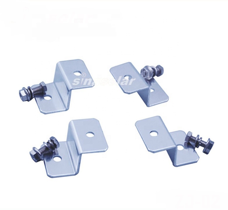 38mm Z-type Aluminum Solar Panel Mounting Bracket Z Shaped Brackets Mounts Solar Panel Kit For RV Boat Off Grid Roof