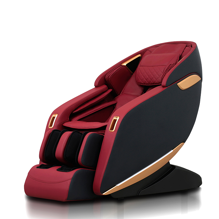 Домашнее использование 24V shiatsu полный корпус 4D с нулевой гравитацией Электрический массажный стул со светодиодом