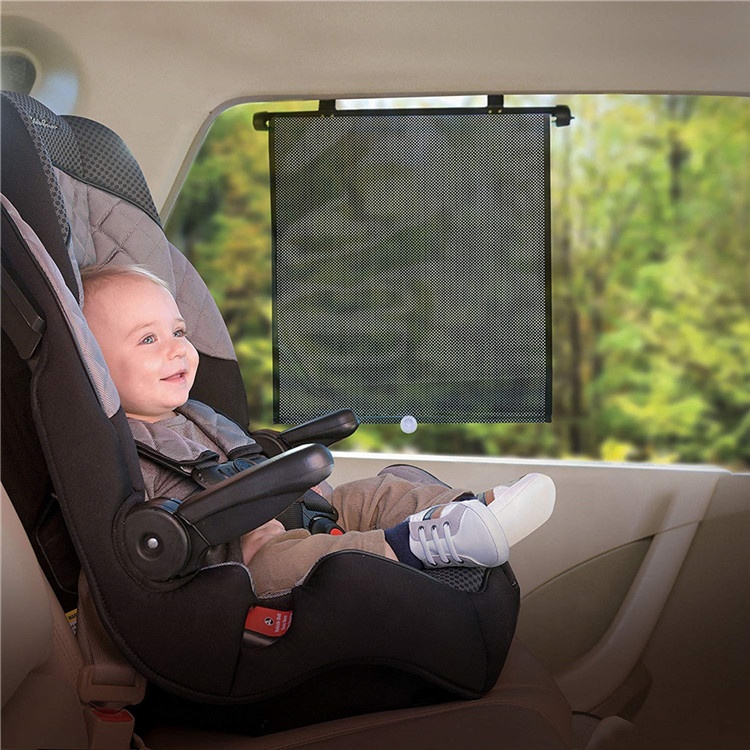 Auto Car Automatic Sun Shade Side Window Cover Roller Telescopic Retractable Block Automotive Sun Insulation Sunshade