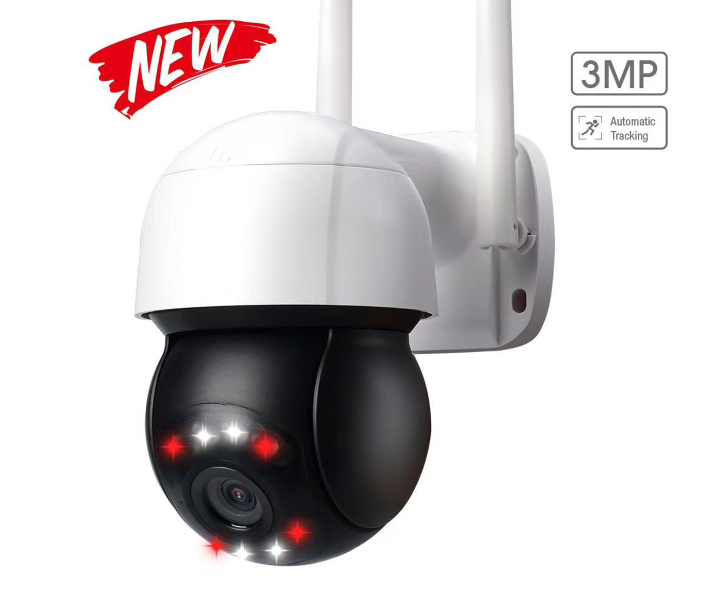 3MP Открытый Wi-Fi беспроводная видеокамера цвета Полный Цвет ночного видения IP камера 2 аудиоданных PTZ CCTV камеры безопасности