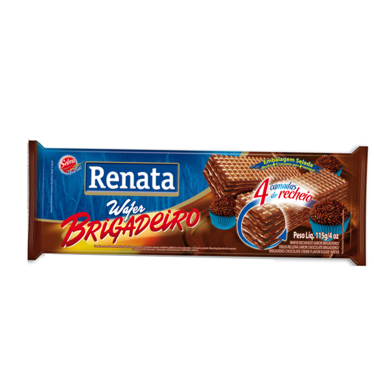 Вафля для печенья Renata со вкусом шоколадного мусса, 115 г