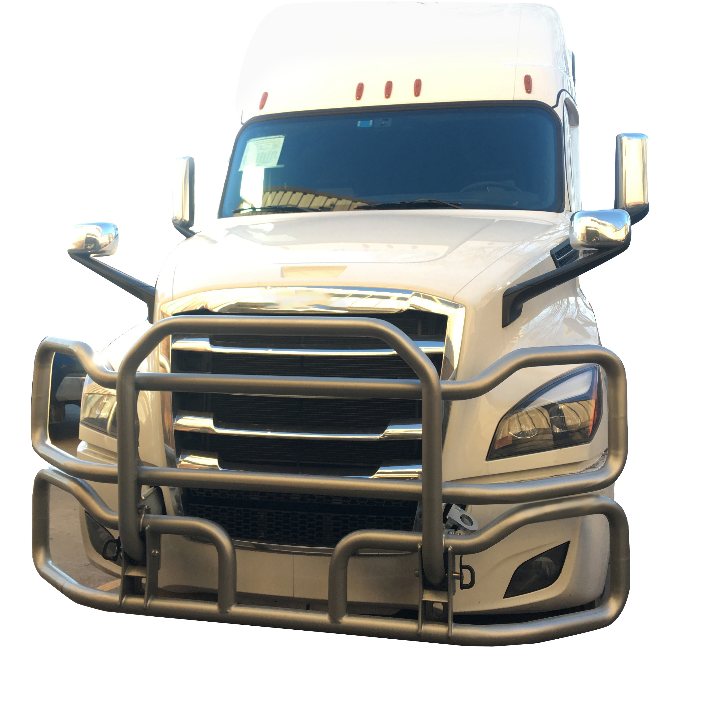Полубольшие грузовики, передний бампер, решетка радиатора быка для Freightliner Cascadia 2021
