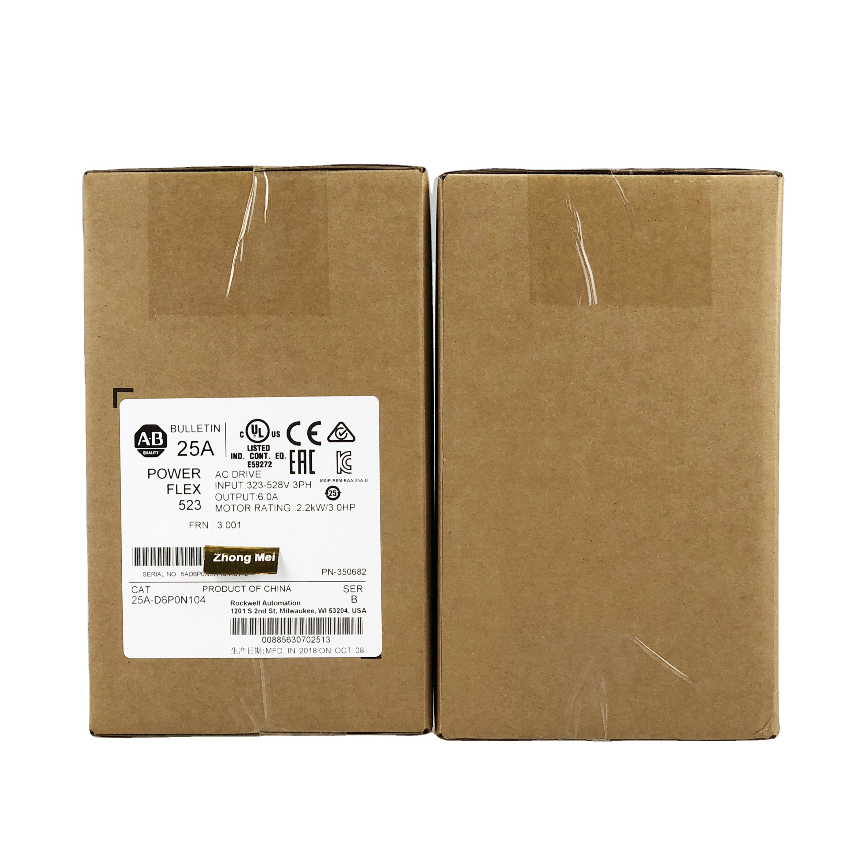 Преобразователь частоты Allen Bradley Powerflex523 25A-D6P0N104