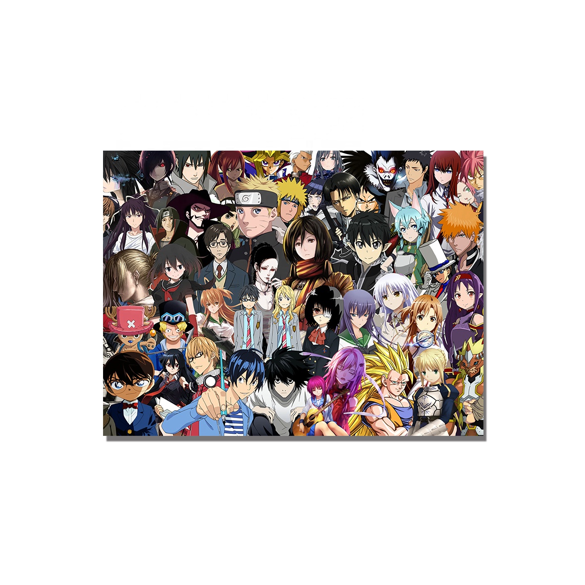 4 size 32 Design canvas Cartoon naruto 3d pictures print Wall scrolls posters set posters for the fans of Anime Naruto
