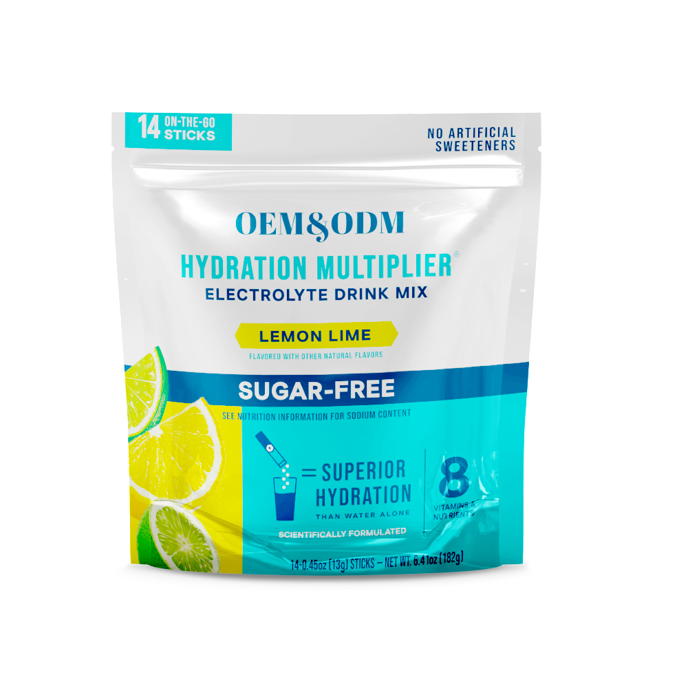 Electrolytes Drinks Supplement Hydration Powder Stick Fruit Flavors Mix Vitamins Packets Hydration Electrolyte Powder