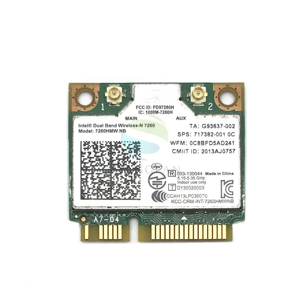 Беспроводная Wi-Fi карта N 7260 7260HMW NB Mini PCI-E 802.11b/G/N 300M для HP EliteBook 820 840 850 подходит для 400PO 600PO 800EO