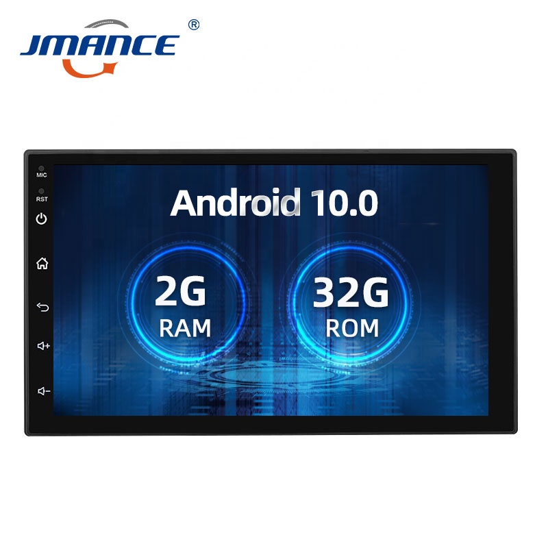 2din 7 дюймов BT Android 10 автомобиля играть сенсорный экран авто аудио стерео радио