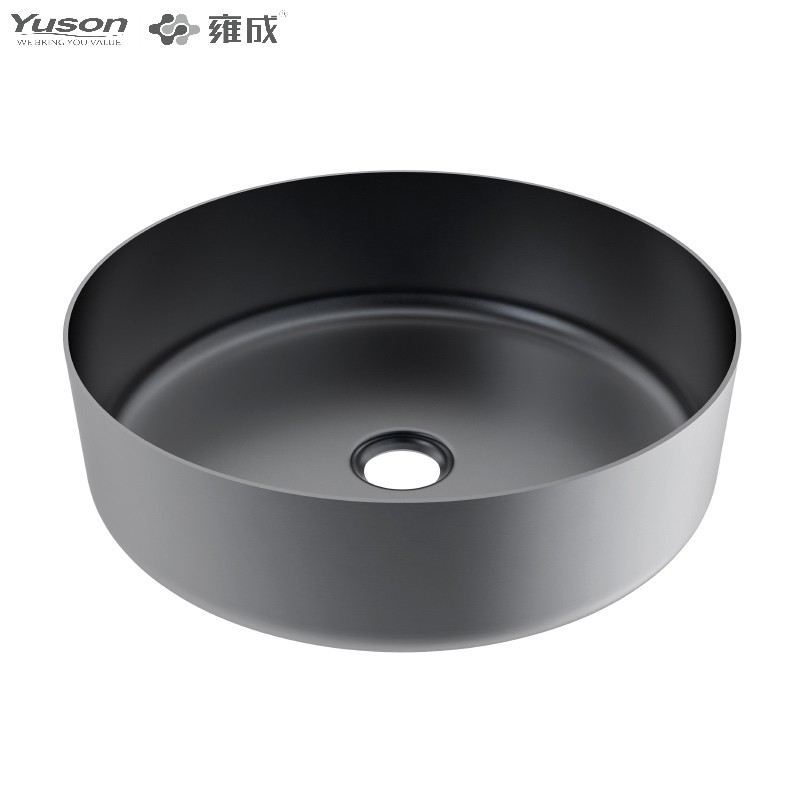 Yuson YS28001-GB-304 Modern Style Sink Above Counter Design Bathroom Artistic Stainless Steel Wash Basin Sink