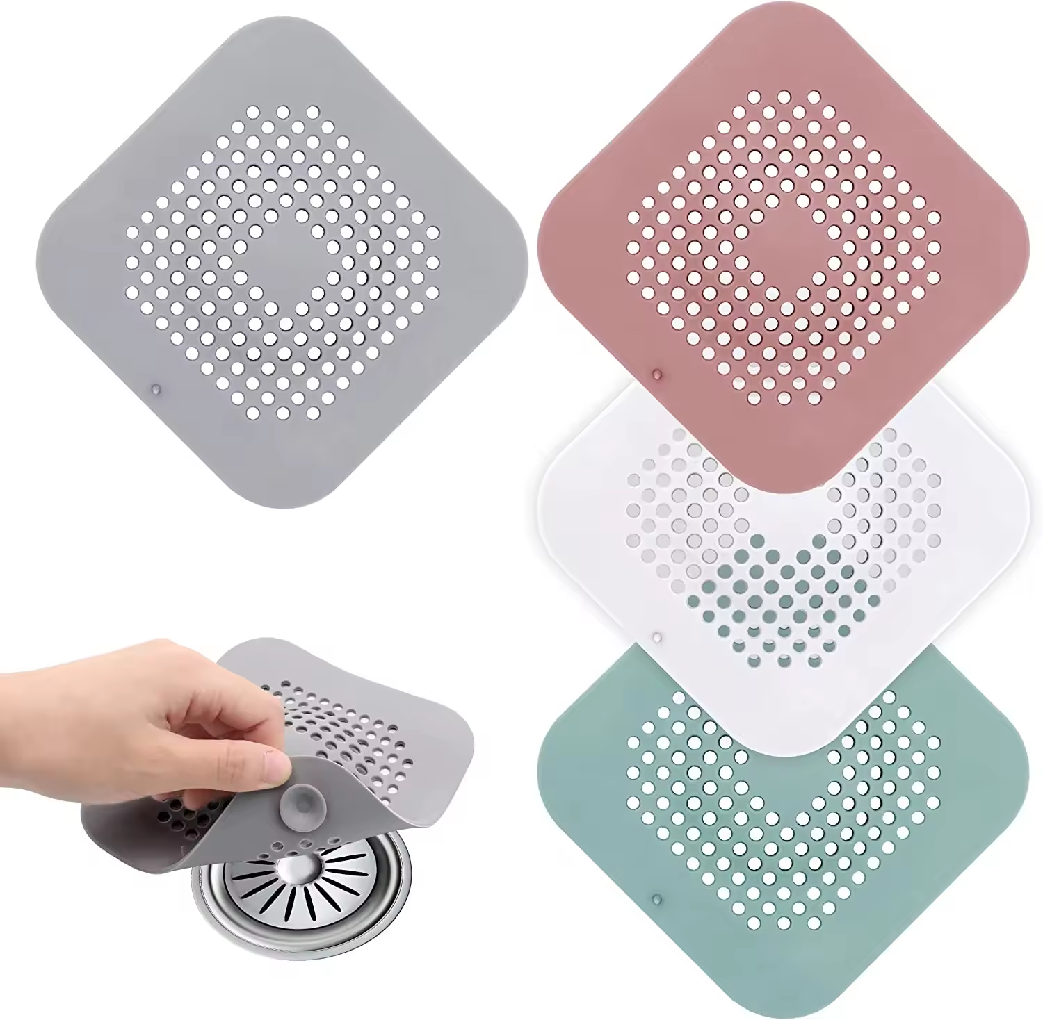 Hot Selling Silicon Sink Filter Drain for Bathroom and Kitchen Amazon Accessory Sewer Usage Bath & Toilet Supplies
