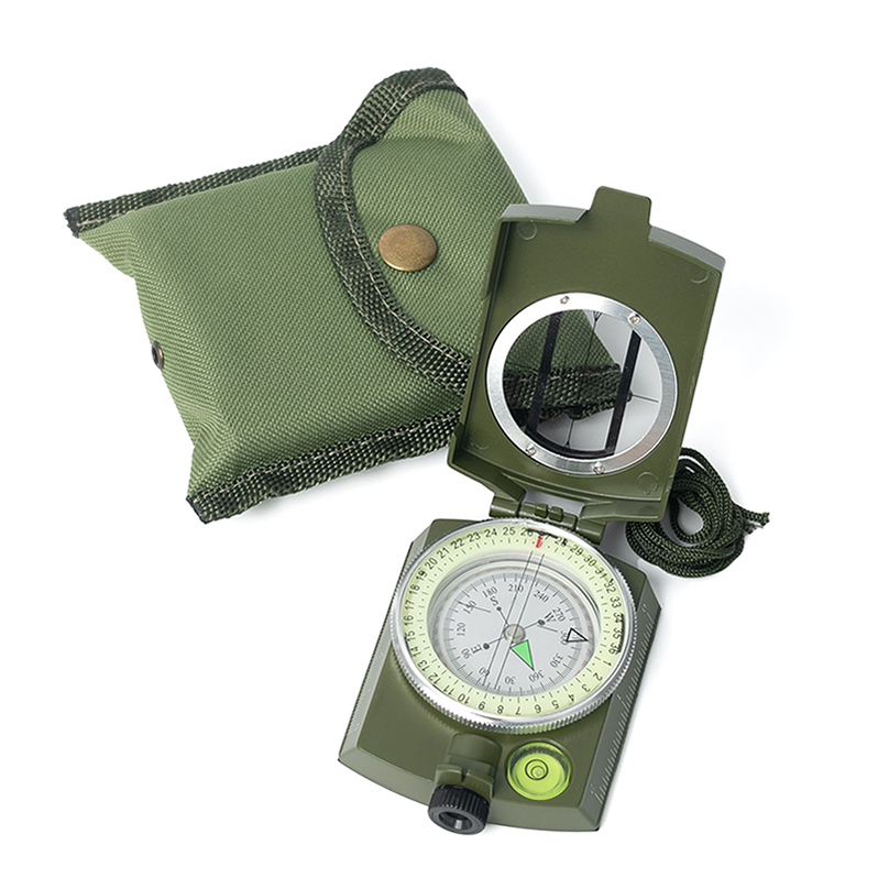 Factory Wholesale Outdoor Camping Professional Prismatic Lensatic Geological Compass