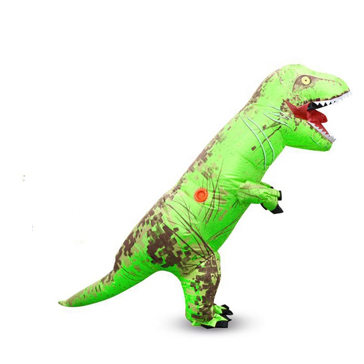 Multicorful Lovely Inflatable Dinosaur Halloween Clothing Halloween Stage Cosplay Costume
