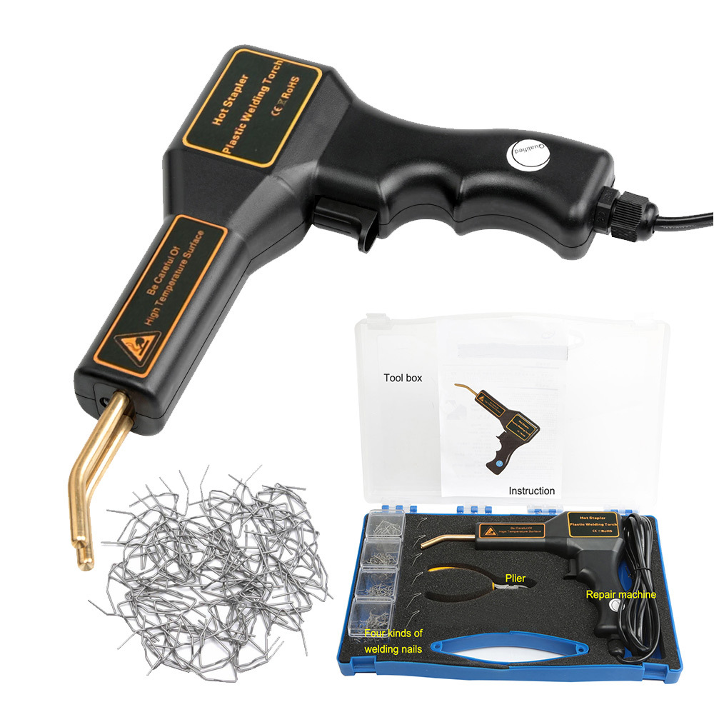 High Plastic Welding Gun Heat Melt Device Car Bumper Repair Machine Welding Nail Repairing Wire Tool Plastic Welding Machine