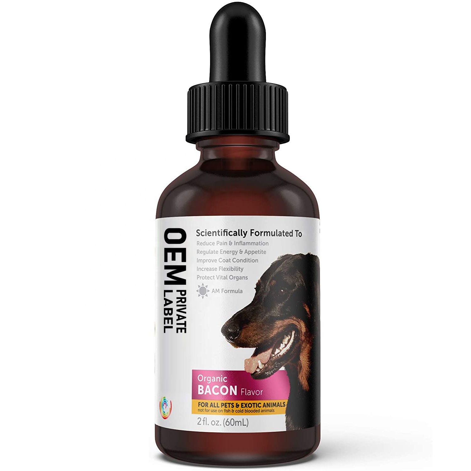 Custom Dogs Drops Evening Primrose Oil Liquid for Dogs and Cats Omega-3 Fish Oil Support Skin and Coat Pet Health Supplement