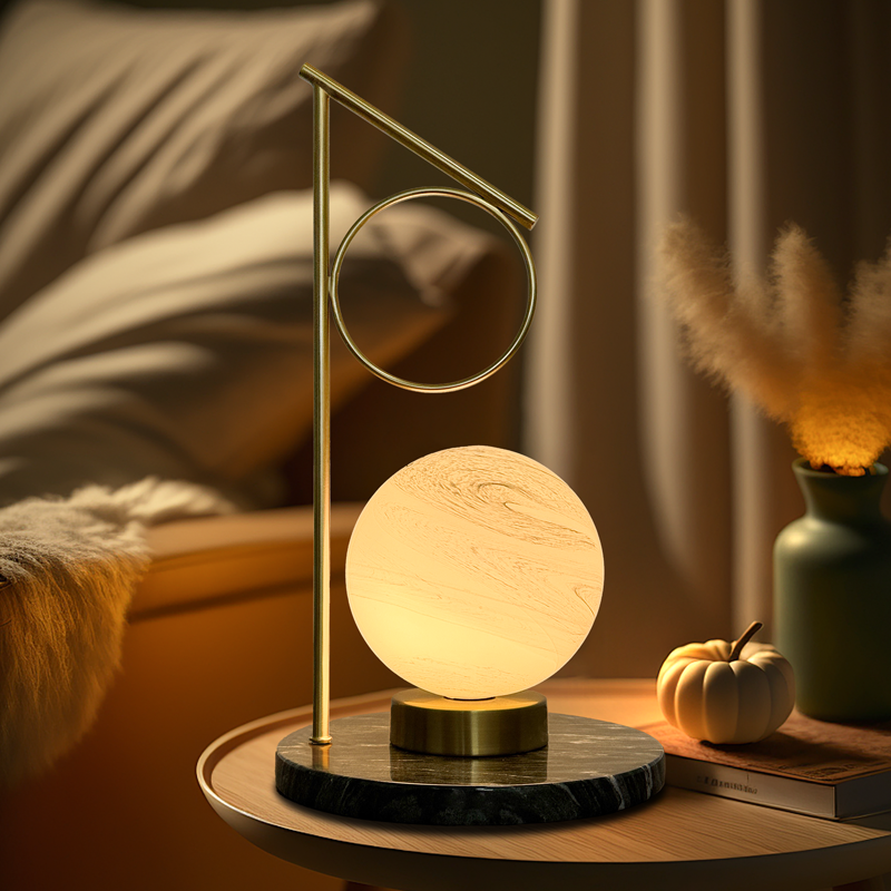 Customized Unique Villatable Lamps Home Decor Sleep Dimmable Art Deco Luminaire Creative Modern Led Table Lamp