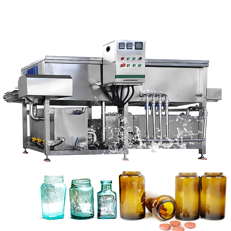 recycle glass bottle washing machine fully automatic