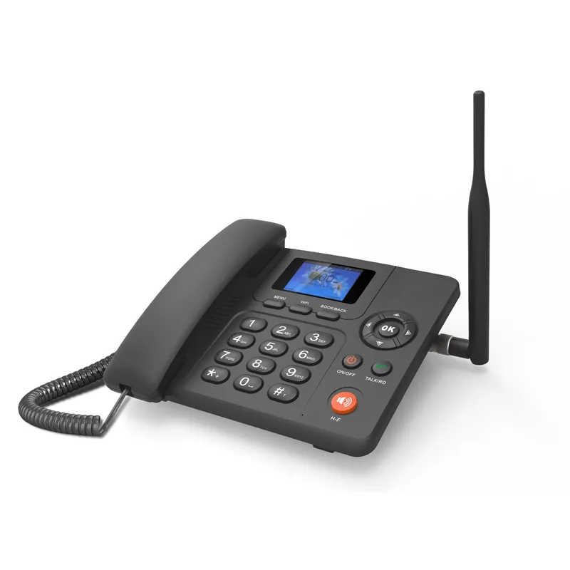 4G Volte Gsm Fixed Wireless Phone Cordless Desktop Telephone with 1 or 2 SIM Slot and Wifi