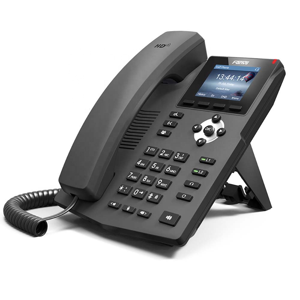 Fanvil X3SP 2,4 дюймовый цветной экран SIP телефон поддерживает POE Sip Voip IP телефон