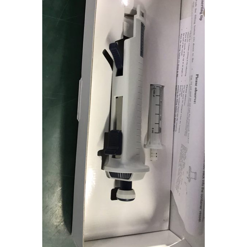 Experimental continuous dispensing pipette manual adjustable pipette pipette gun