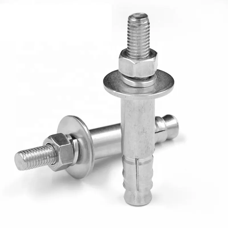 Supply Low Price Heavy Duty Wedge Type Expansion Anchor Through Bolts Anchor Bolt