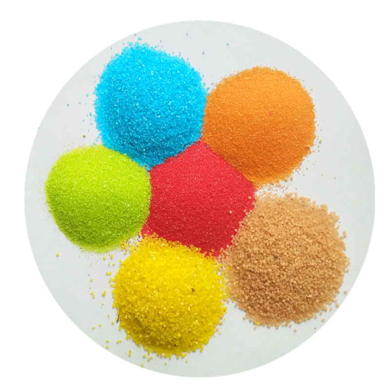 Non-toxic and tasteless color sand for sand art