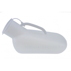 Medical Consumables 1000Ml Portable Polyethylene Plastic Mens Urinal Bottle Male Urine Collector Container