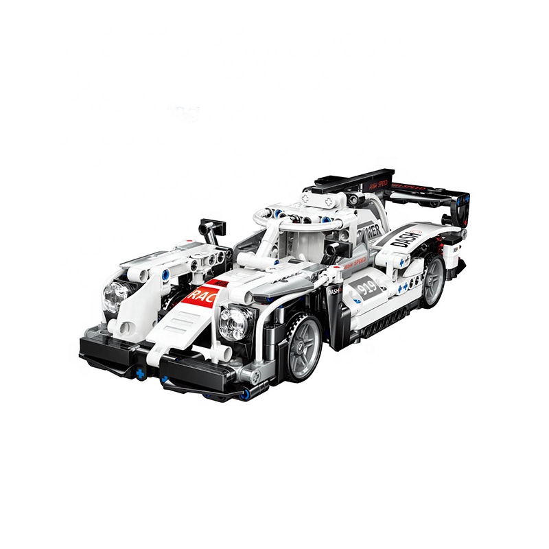 919 суперкар, миниатюрные Гоночные Игрушки, строительный блок, машина для детей