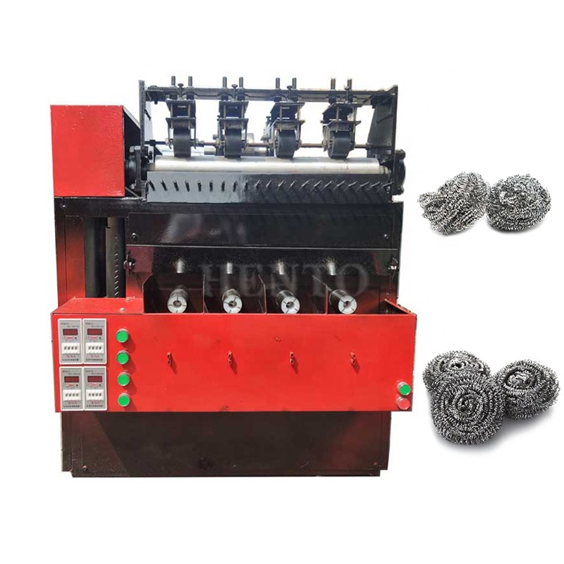 Good quality Kitchen cleaning ball machine/Steel wire cleaning ball making machine/Mesh Scourer Making Machine