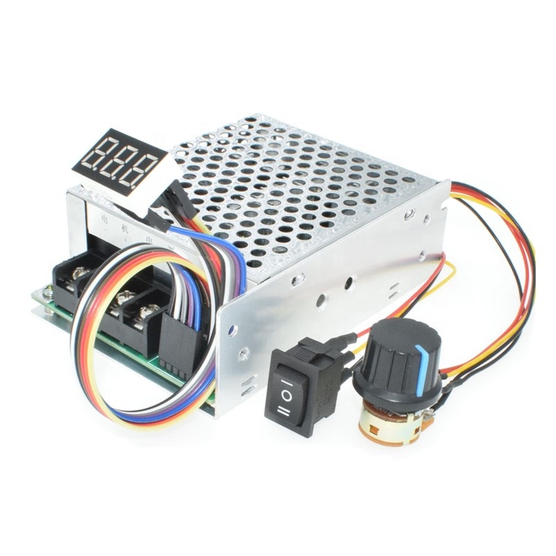 Регулятор скорости вращения постоянного тока мотор контроллер DC10-55V 12V 24V 36V 60A шим тока регулятор скорости вращение по часовой стрелке и против реверсивный переключатель