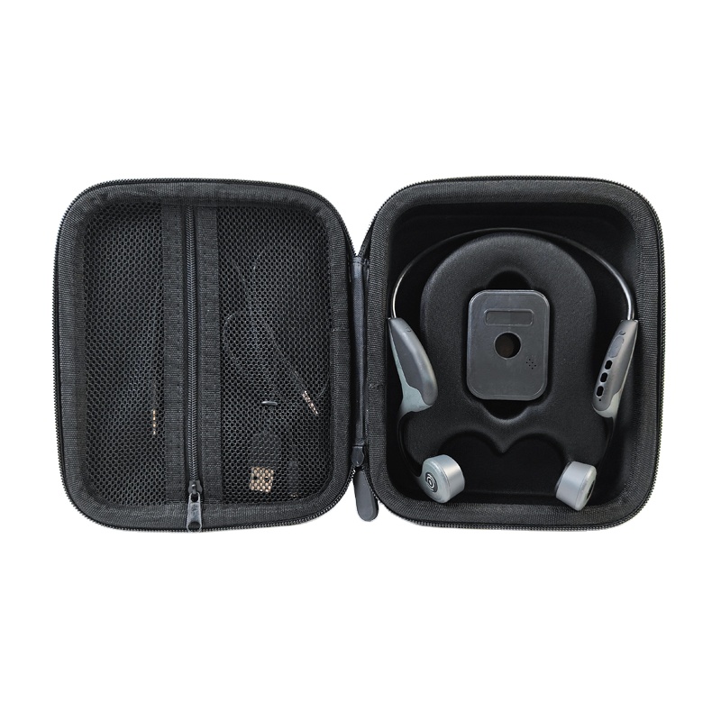 Direct Sales Zipper Design Hard Molded Eva Case For Sports Wireless Headphone Headset earbuds