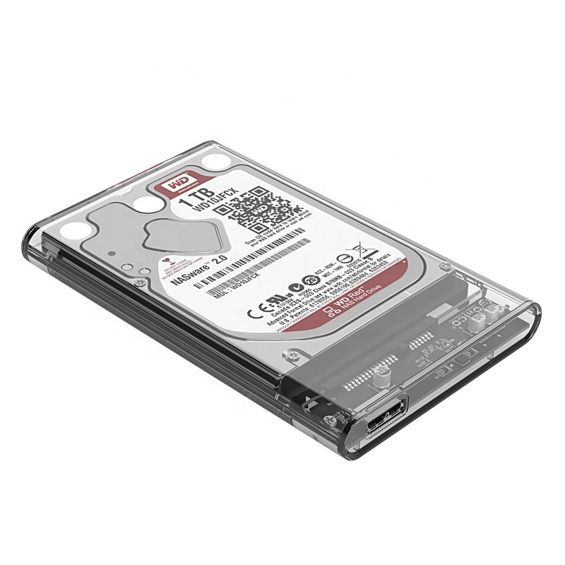 ORICO OEM/ODM инструмент бесплатно ORICO прозрачный 2,5 ''USB3.0 внешний корпус для жесткого диска HDD 2139U3