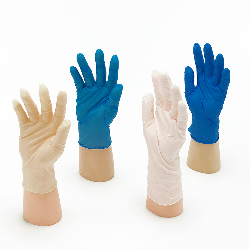 Disposable free latex powder Free Nitrile Examination Gloves safety gloves