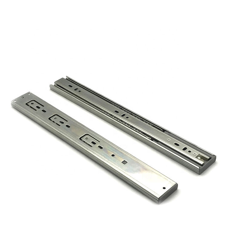 Steel Full Extension 3-Fold Soft Close Ball Bearing Funiture Drawer Slide