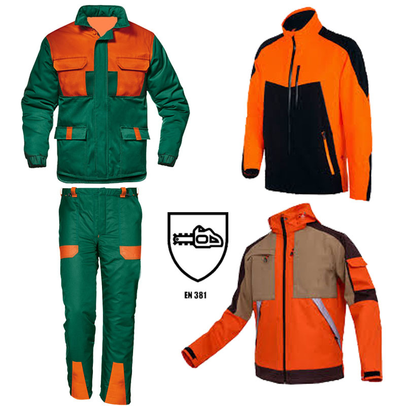 European Standard SIP Protection Chainsaw Jacket Cut Resistant Safety Clothing Forest Protective Trousers