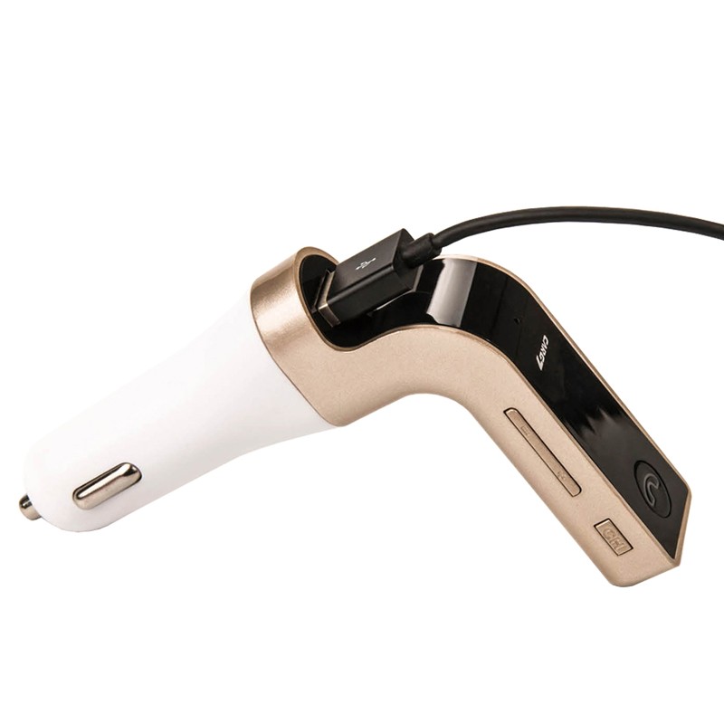 G7 BT гарнитура USB AUX TF MP3-плеер автомобильный комплект FM-передатчик