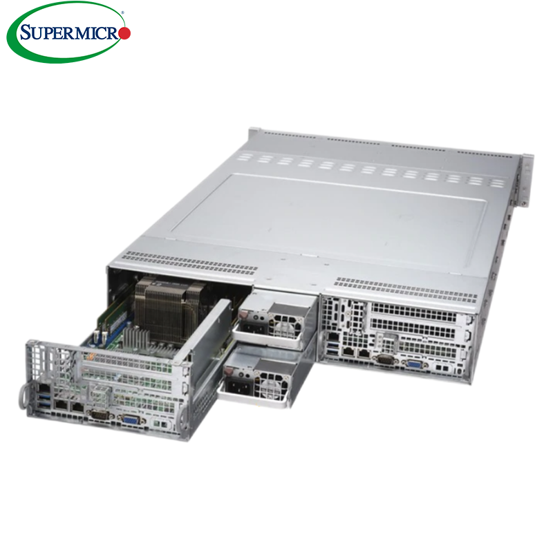 SYS-6029U-TR4T суперсервер 2U, 12x3,5 "4x10GBaseT, X11DPU, 829U2AC4-R1K02-T SYS-6029U-TR4T