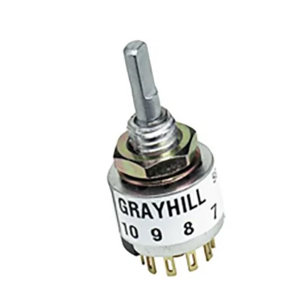 Новинка, переключатель Grayhill 56d36-01-ajn, поворотный, 200 мА, 115 В переменного тока, 30 В переменного тока, регулируемое Панельное крепление, SP10T, некороткие ПАЯЛЬНЫЕ НАКОНЕЧНИКИ