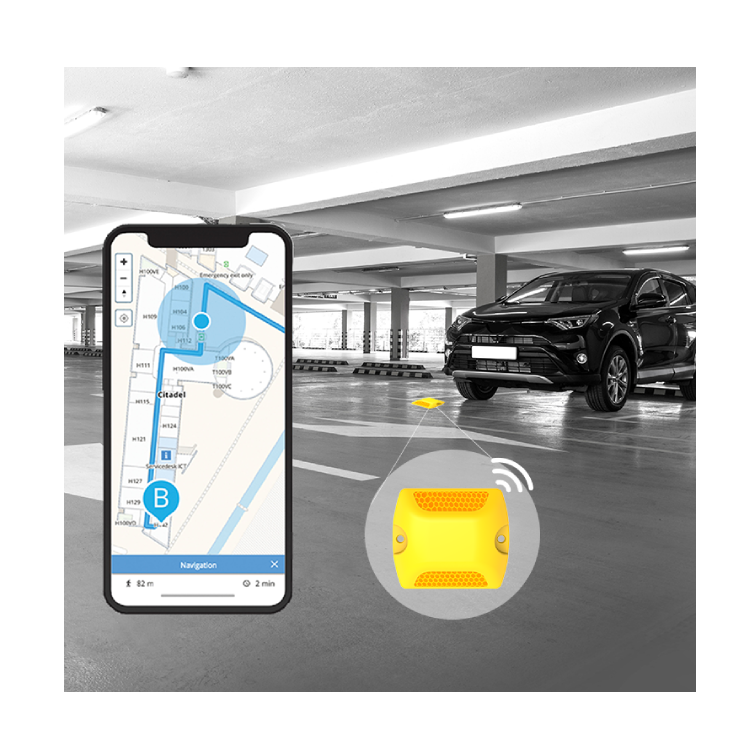 Внутренняя навигация по местонахождению Ip68 Водонепроницаемый дорожный трекер Ble Bluetooth Ibeacon для умной парковки