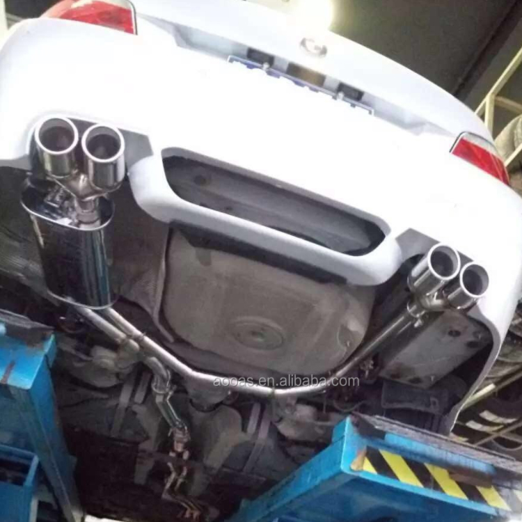 E60 523i 530i с бампером M5, нержавеющая сталь, Фошань, электронные выхлопные газовые клапаны для автомобиля