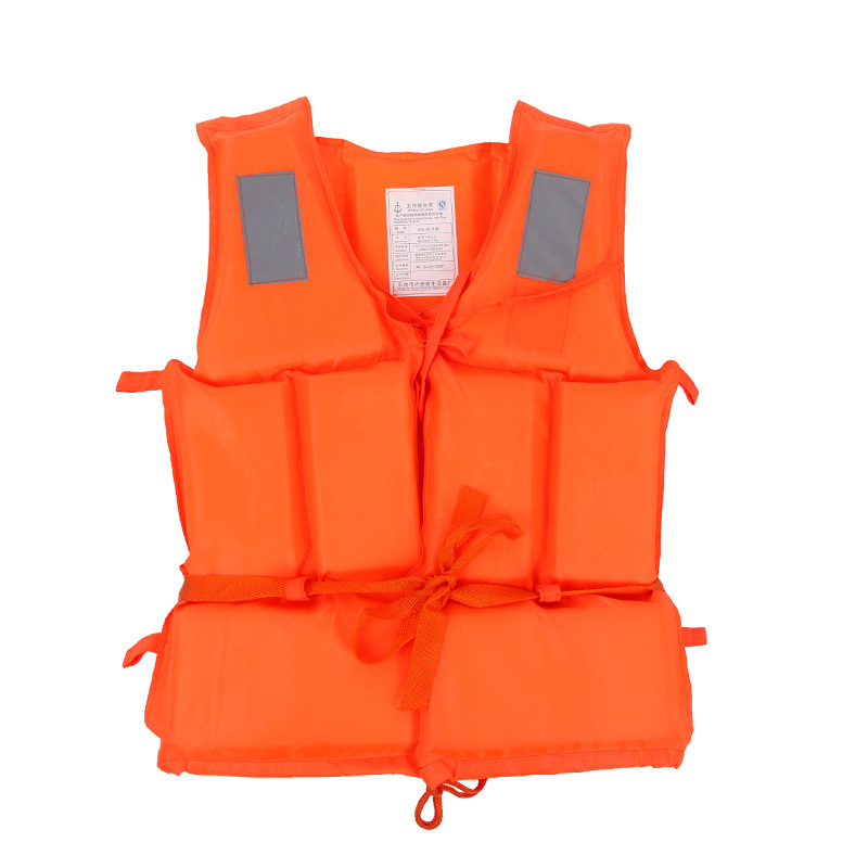 Adult Oxford Waterproof Cloth Ordinary Foam Lifejacket Fishing Lifejacket Rescue Lifejacket Buoyancy Vest Custom Logo