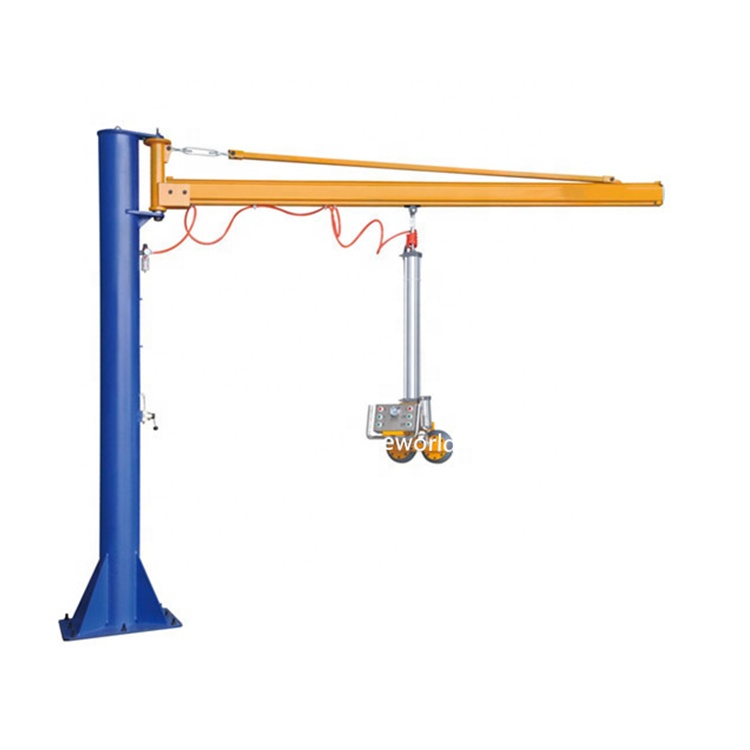 China high quality 150kg glass lifter equipment with Cantiever crane lifter for glass processing machine factory sale