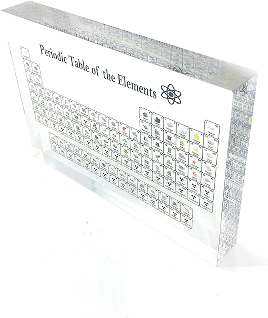 Periodic Table with Real Elements Inside Acrylic Periodic Table Display with Elements Teaching Tool Student Teacher Gift Craft