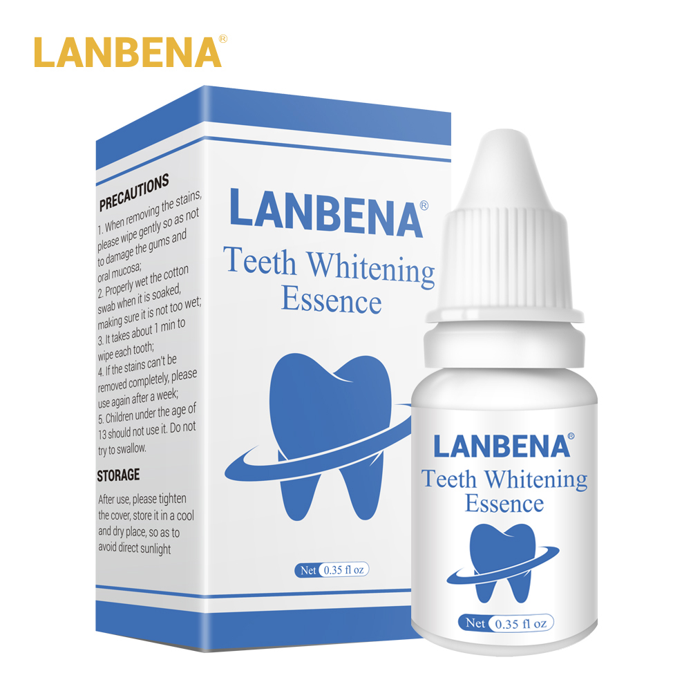 Эссенция для отбеливания зубов LANBENA, жидкая гигиена полости рта, удаление зубного налета, отбеливание зубов, гигиена полости рта