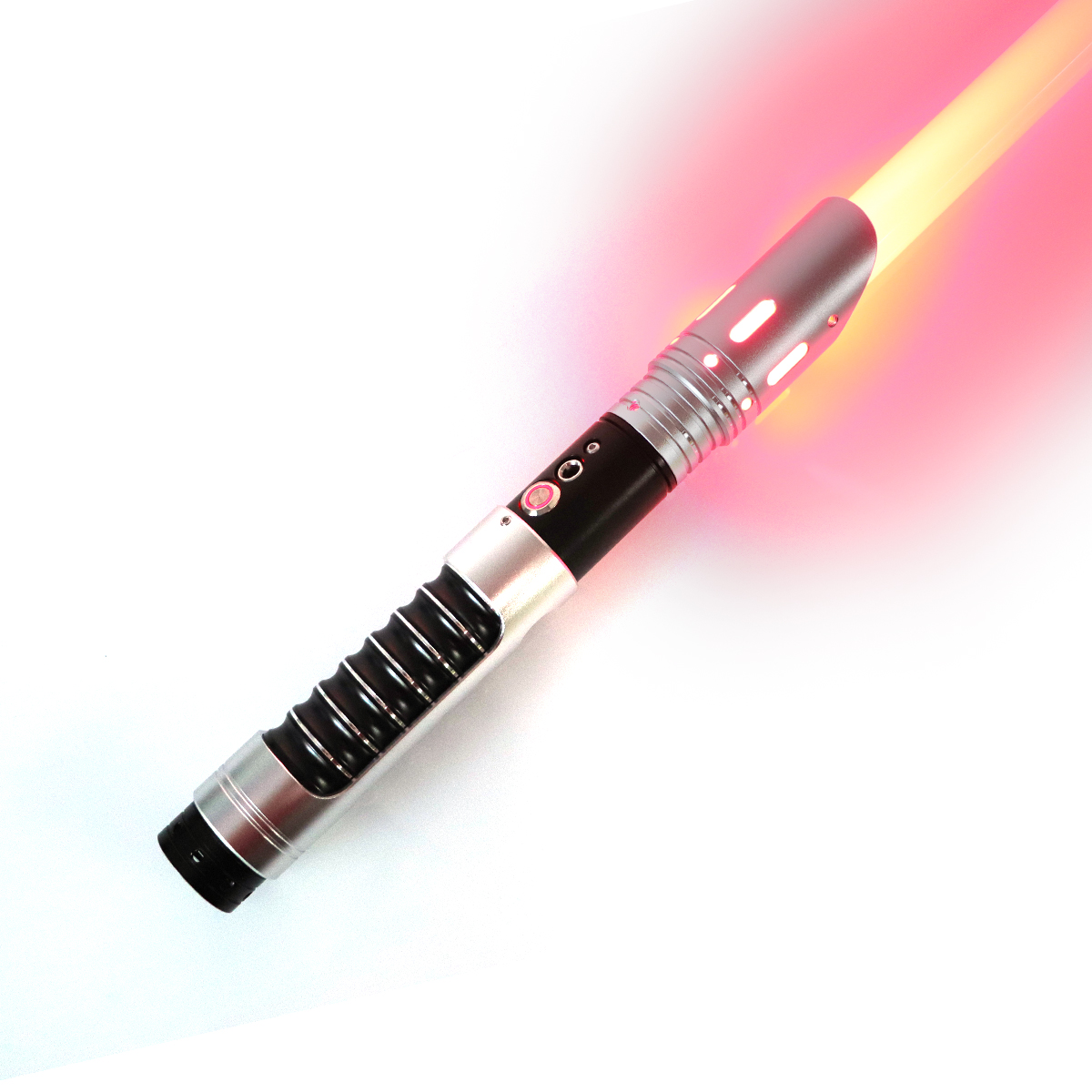 Световой меч LGT SABERSTUDIO damiensaber с металлической рукояткой и тяжелым дулейным лезвием, бесконечный, меняющий цвет, с высокой светочувствительностью, гладкий