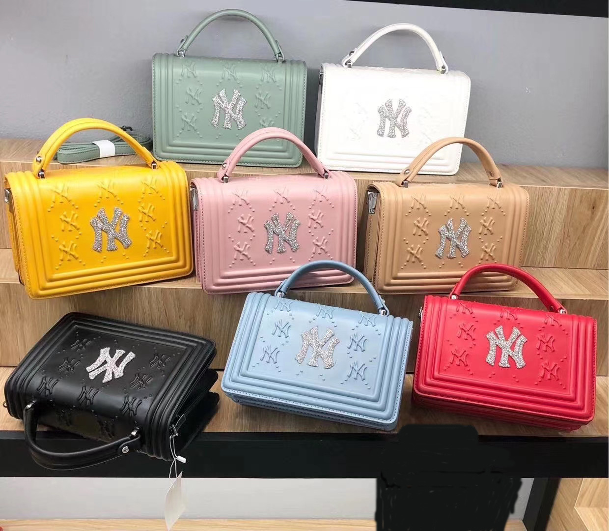 2021 lastest design Ny bags women ny glitter purses handbags ladies ny purses and handbags for women