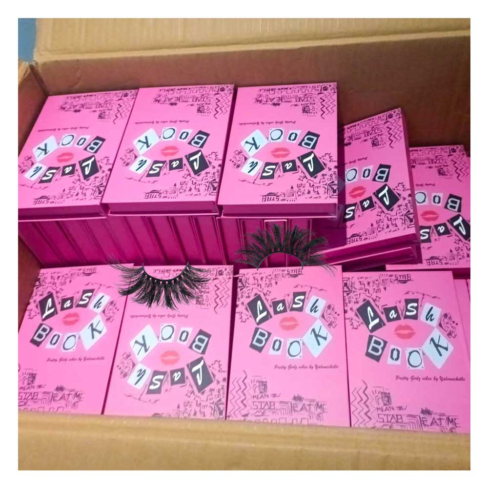 privite lable eyelash packaging box,eye lashesh mink box lashpackaging,lash book custom lashbook with mirror