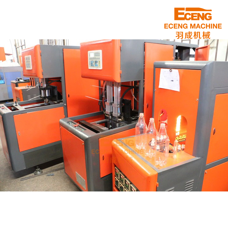 High speed 330ml 500ml 1L 2L pure mineral water pet plastic liquid soap bottle stretch blow blowing molding machine
